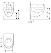 Подвесной унитаз Geberit Acanto 500.600.01.2