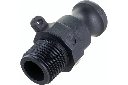 Камлок TITAN LOCK 0,5in типа F ниппель, наружная. резьба BSP (полипроп.) TL50FPP