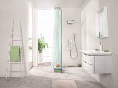 Шланговое подключение Hansgrohe Fixfit Square 26455000 хром