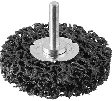 Щетка дисковая ЭКСПЕРТ (63 мм; 15 мм нейлоновая проволока с абразивным покрытием, с открытой агрессивной структурой) для дрели Зубр 35162-063