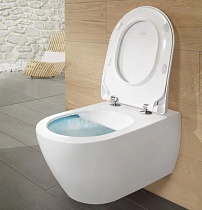 Подвесной унитаз Villeroy&Boch Subway 2.0 5614R2R1 альпийский белый CeramicPlus