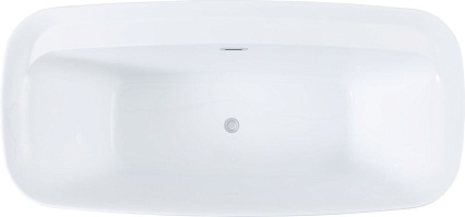 Акриловая ванна Aquanet Family Fine 170x78 см, 95778-GW-MB белый/черный матовый