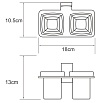 Держатель для стакана WasserKRAFT Lopau K-6028D