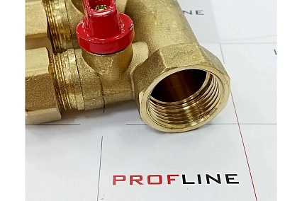 Коллектор для м/п труб 3/4x3/4x16x4 вых с кранами PROFLINE УТ-00036226