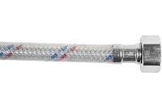 Гибкая подводка для смесителей ЦС нейлон, штуцер 31/17мм, 1/2”хM10 L-80 см, пакет, уп. пара ГП002009