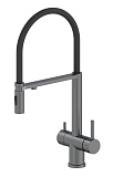 Смеситель для кухни Oliveeka OL-458009-BGM с подкл. к фильтру, оружейный металл