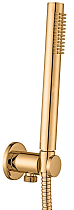Душевой набор Paffoni Light KITZLIG015HG071 душ 22.5 см, медовое золото