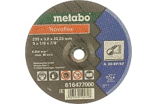 Круг отрезной Novoflex по металлу (230x22,2 мм; вогнутый) А 30 Metabo 616477000