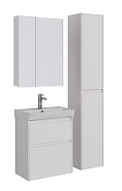 Мебель для ванной Lemark Combi 60 см белый глянец