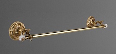 Полотенцедержатель Art&Max Barocco Crystal AM-1781-Do-Ant-C золото 36 см