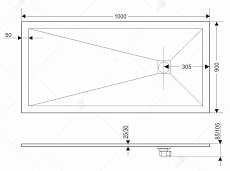 Поддон для душа RGW ST-Be 16152910-03 100x90 бежевый