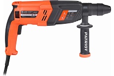 Перфоратор Patriot RH 287Q SDS+, мощность 1065 Вт, 3.2 Дж, 3 режима работы, быстросменный патрон QCC, макс.диаметр 28 мм, набор буров и долот, глубиномер, кейс 140301331