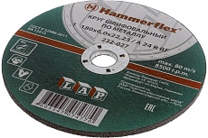 Круг шлифовальный по металлу Flex 232-027 (180x6x22.23 мм; A 24 R BF) Hammer 86948