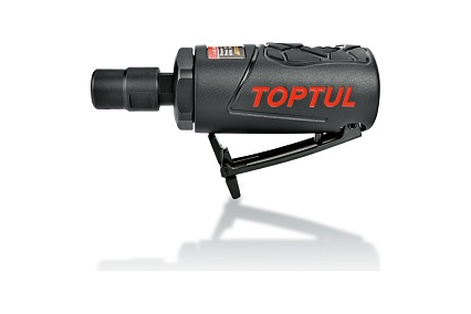 Зачистная пневматическая прямая машина Toptul мини 1/4", 6 мм, 25000 об/мин KASA0825