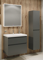 Мебель для ванной Grossman Меркадо 60 см графит матовый