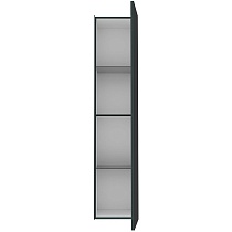 Шкаф пенал La Fenice Terra 30 см серо-зеленый матовый FNC-05-TER-G-30
