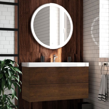 Мебель для ванной Art&Max Verona Push 100 см дуб баррик