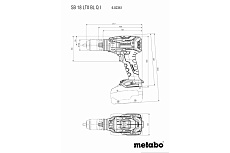 Аккумуляторный ударный винтоверт Metabo SB 18 LTX BL Q I 602361650