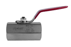 Шаровой кран Hy-Lok 110 серии из нержавеющей стали SS 316, BSPP 1&quot; внутр. - BSPP 1&quot; внутр. уплотнение peek BV-F-16G-PK