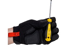 Кабинетная отвертка с прямым шлицем SL4 80мм Aist 810708040 00-00009515