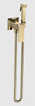 Смеситель с гигиеническим душем AQUAme Savona AQM6817GG полированное золото