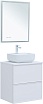 Мебель для ванной Aquanet Арт 60 см со столешницей, белый матовый