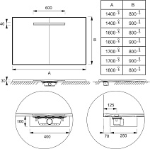 Поддон для душа Jacob Delafon Surface E62630-SS2 140x90 белый гипс