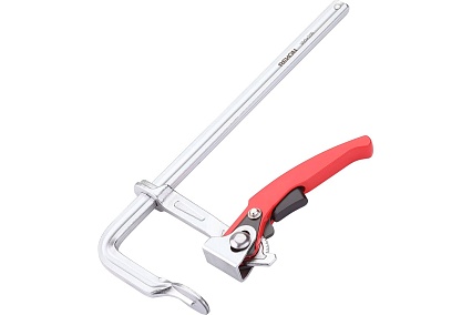 Цельнометаллическая струбцина REKON RF03-300-100 c храповиком 58111