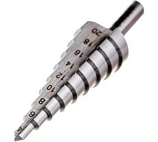 Сверло ступенчатое по металлу (4-20 мм; Р6М5; блистер) GRAFF GMSD420 / 70420