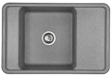 Кухонная мойка Акватон Беллис 78 см, серый