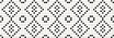 Вставка Meissen Pret a Porter Black&White Mosaic 25х75 см, O-PRP-WIU441-16