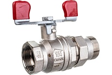 Шаровой кран RUB с накидной гайкой ("американка"), 1 1/4" DN32 PN40, ВР-ВР, серия MILANO (S.90) S90G36