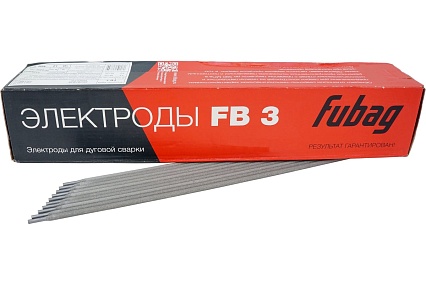 Электрод сварочный с рутиловым покрытием FB 3 (5 кг; 3 мм) Fubag 38870
