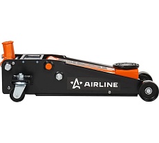 Домкрат подкатной Airline 3т INDUSTRY двухпоршневой (MIN - 133 мм, MAX - 465 мм) AJ3FI460