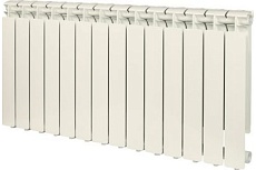 Алюминиевый радиатор STOUT Bravo 500 14 секций, нижнее правое подключение SRA-0120-050014 RG008V3MQ4MCVH