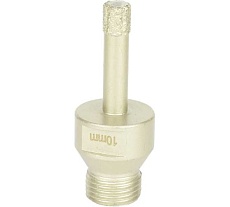 Коронка алмазная, вакуумное спекание (10х40 мм; 1/2"; М14) TECH-NICK TUK 136.600.6675