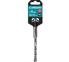 Бур (4х110 мм; SDS-plus) Сибин 29312-110-04