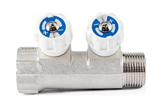Коллектор с регулировочными вентилями PROFACTOR в/н 3/4&quot; х 2 вых 1/2&quot;нар PF MV 268.2