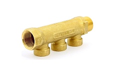 Коллектор Tiemme 3 отвода, 3/4&quot;х1/2&quot;В (латунь) 1910039 / 1933G050403