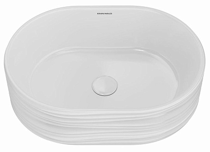 Раковина Kerama Marazzi Sabbia 50 см SA.wb.50\WHT, белый глянцевый