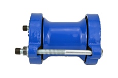 Соединительная муфта DN.ru дрк ду50 ру10/16 дн 59-72 мм, углеродистая сталь, epdm D270-08334