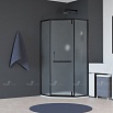 Душевой уголок RGW Hotel HO-084B 90x90 черный, сатинат