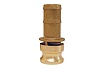 Камлок типа E (розетка с хвостовиком; 38 мм-1 1/2"; латунь) TITAN LOCK TL150EBR