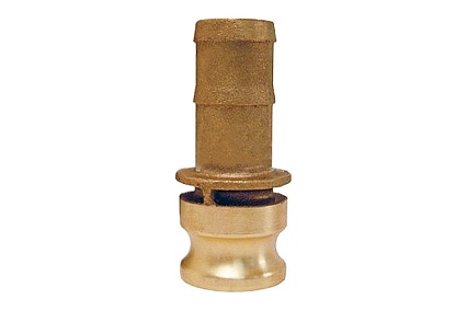 Камлок типа E (розетка с хвостовиком; 38 мм-1 1/2"; латунь) TITAN LOCK TL150EBR