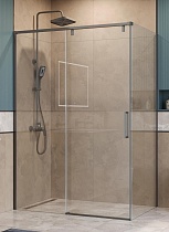 Душевой уголок BelBagno SOFT_CLOSE-1-AH-1-160/100-C-GM 160x100 прозрачный, оружейная сталь
