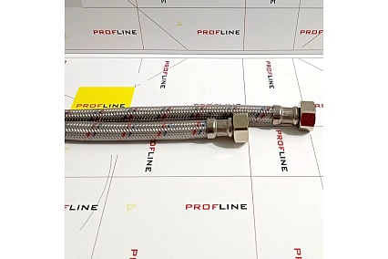 Подводка PROFLINE 100 см нерж. ГГ с полимерным покрытием LUXE УТ-00011428