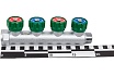 Регулирующий коллектор FAR 3/4 ВР-НР, с 4 отверстиями 1/2 НР FK 3824 3412 SET2