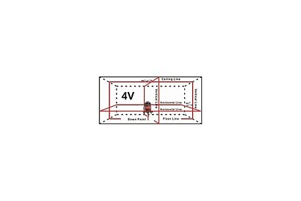 Лазерный уровень ADA ULTRALINER 360 4V Set А00477