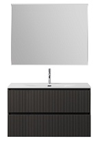 Мебель для ванной BelBagno Uno-Mini 100 см Темно-серый матовый