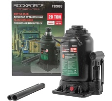 Домкрат бутылочный Rockforce 20т с клапаном, высота подхвата - 248мм RF-T92003(28066)